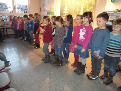 2013 Weihnachtsfeier Klasse 1