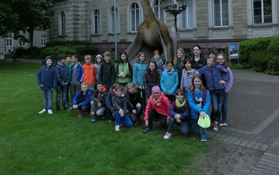 2014 Klasse 4 im Naturkundemuseum