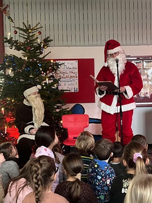 Der Nikolaus an der Rheinauschule