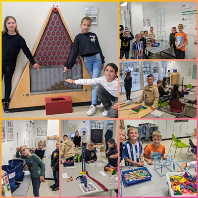 Klasse 4a im Mathelabor